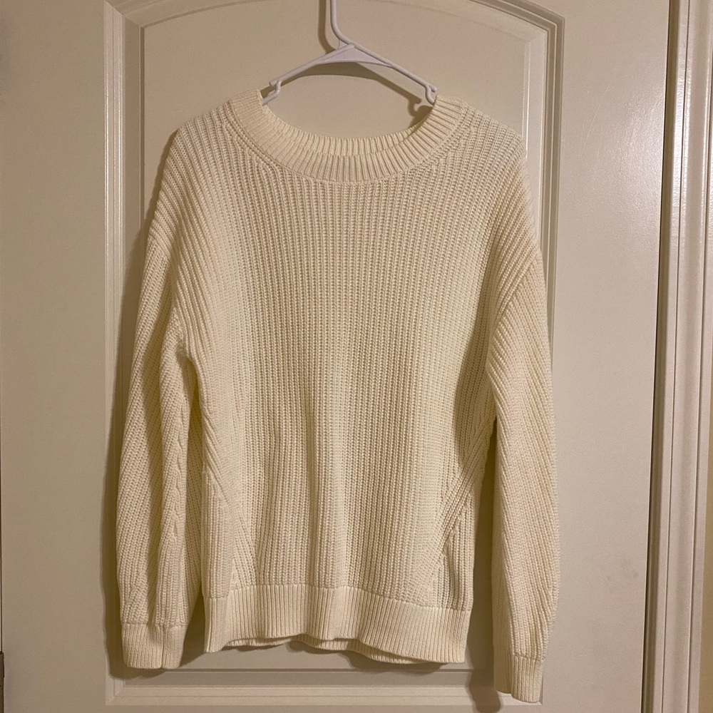 Gap White/Cream Knitted Sweater